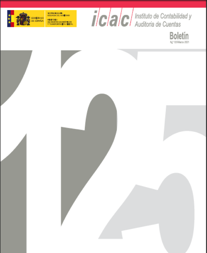Nº 125 BOLETIN Y ANEXO DEL INSTITUTO DE CONTABILIDAD Y AUDITORIA DE CUENTAS