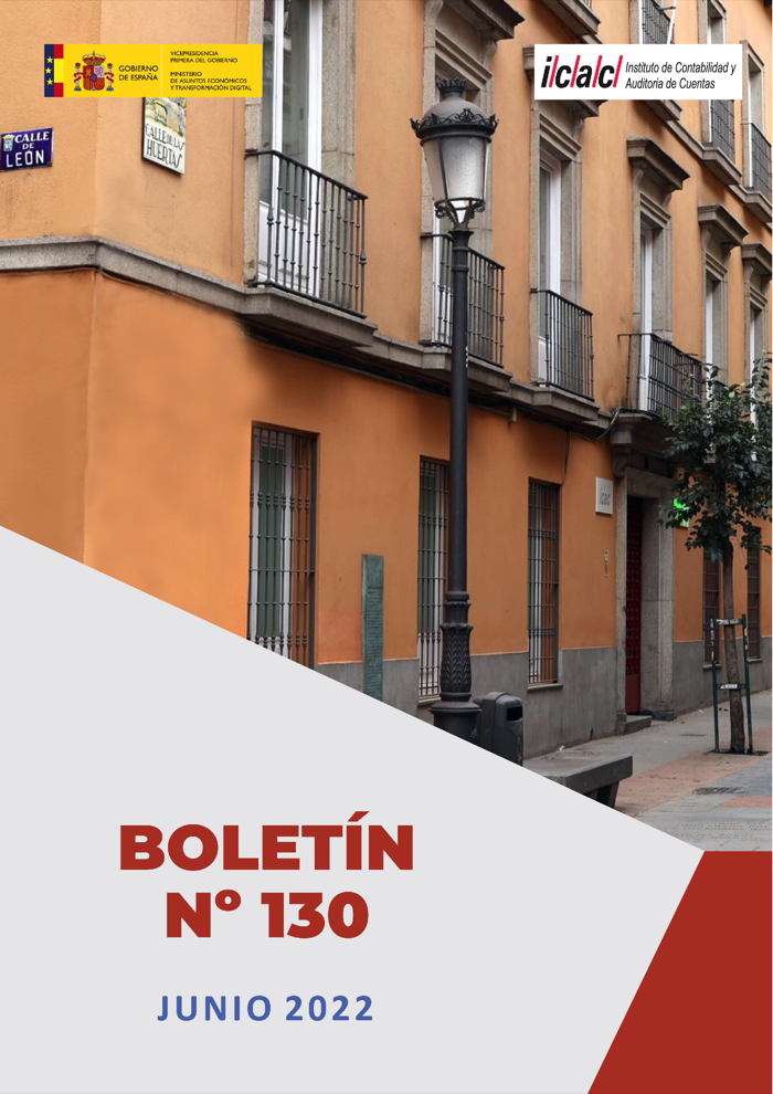 Nº 130 BOLETIN DEL INSTITUTO DE CONTABILIDAD Y AUDITORIA DE CUENTAS