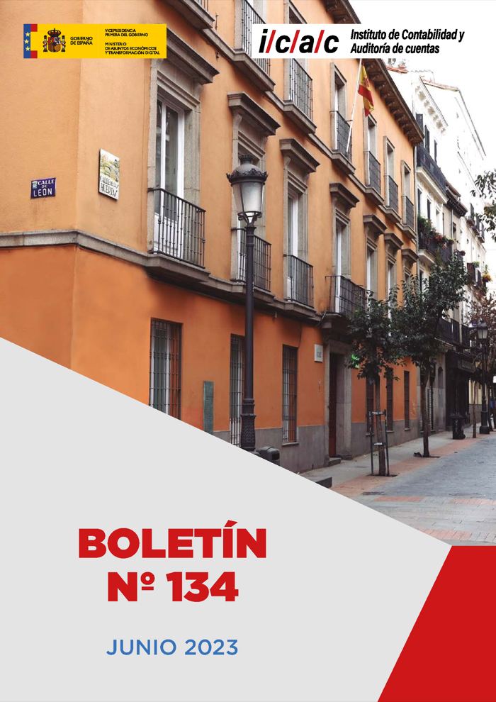 Nº 134 BOLETIN DEL INSTITUTO DE CONTABILIDAD Y AUDITORIA DE CUENTAS