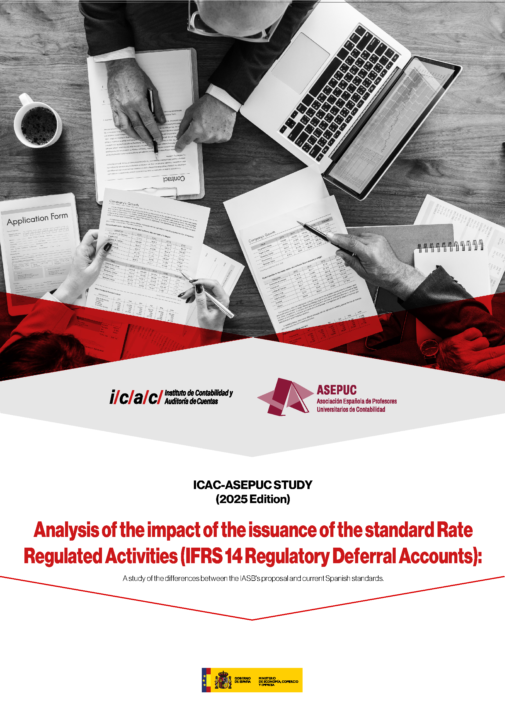 Analysis of the impact of the issuance of the standard RateRegulated Activities (IFRS 14 Regulatory Deferral Accounts): A study of the differences between the IASB's proposal and current Spanish standards.