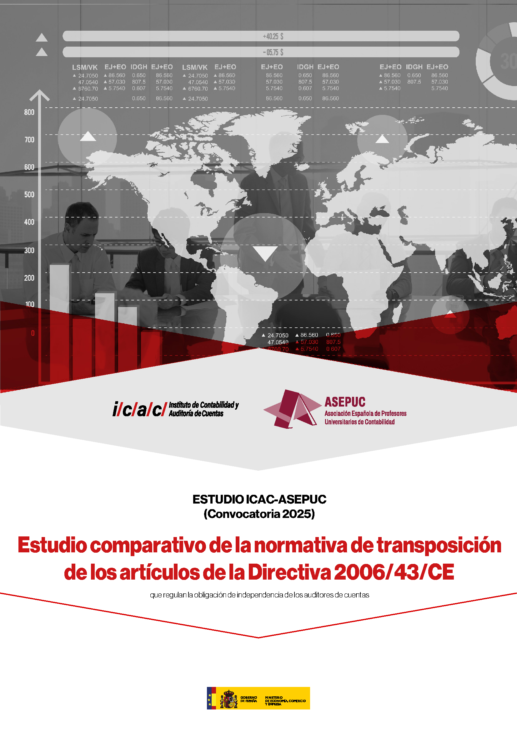 Estudio comparativo de la normativa de transposición de los artículos de la Directiva 2006/43/CE que regulan la obligación de independencia de los auditores de cuentas.