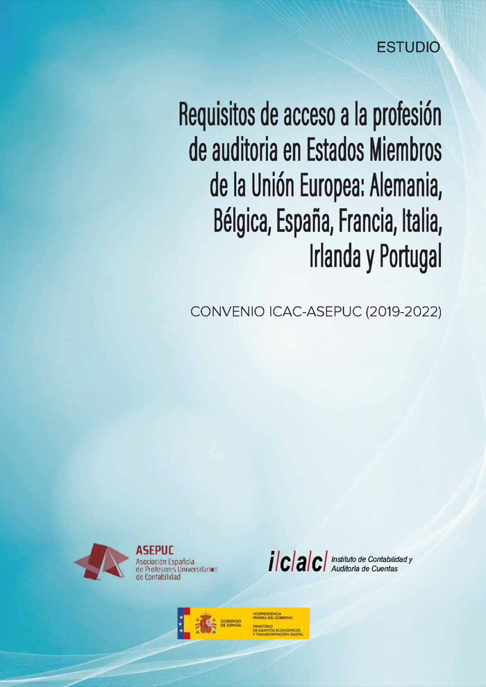 Requisitos de acceso a la profesión de auditoría en Estado Miembros de la Unión Europea: Alemania, Bélgica, España, Francia, Italia, Irlanda y Portugal
