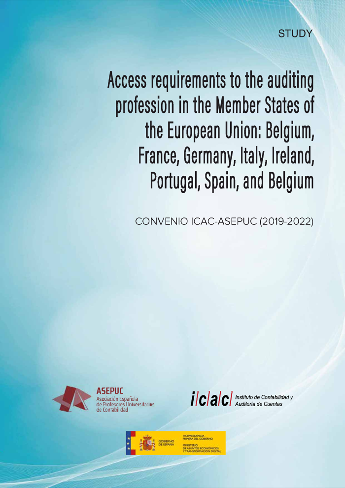 Access requirements to the auditing profession in the Member States of the European Union: France, Germany, Italy, Ireland, Portugal, Spain, and Belgium.