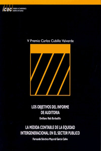 OBJETIVOS DEL INFORME DE AUDITORIA,LOS - MEDIDA CONTABLE DE LA EQUIDAD INTERGENERACIONAL EN EL SECTOR PUBLICO,LA - V PREMIO CARLOS CUBILLO VALVERDE