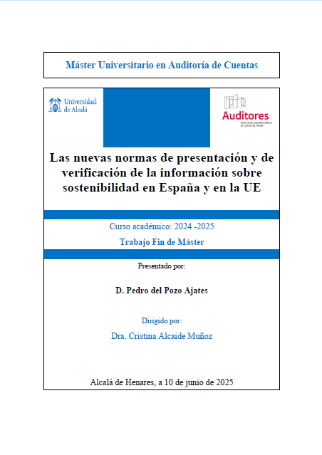 Las nuevas normas de presentación y de verificación de la información sobre sostenibilidad en España y en la UE
